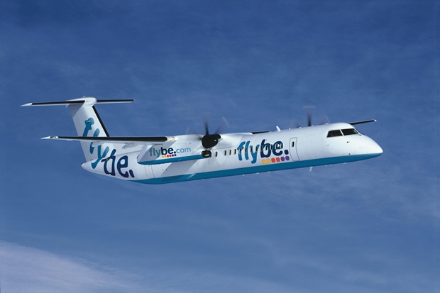 A Flybe Q400 aircraft